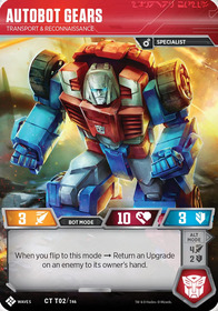 Autobot Gears Bot Mode Card Image